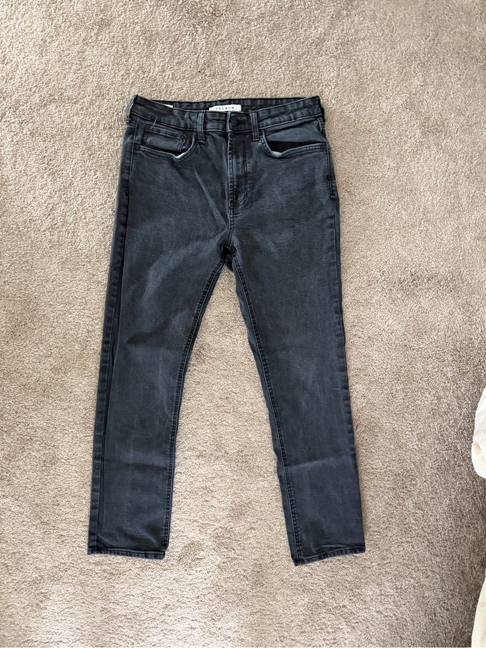 PacSun Men's Slim Black Washed Jeans